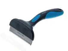 СКИДКА DeLIGHT расческа-дешеддер, большая, 79 зубьев для собак и кошек
