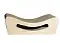 Зверьё моё Когтеточка-лежанка для кошек УЛЫБКА с игрушкой картон