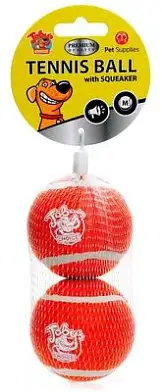 Kitty City теннисный мячик с пищалкой, 2 шт