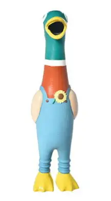 HOMEPET Premium игрушка для собак селезень с пищалкой латекс